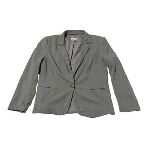 LOFT Blazer - LP Large Petite - Gray - Soft & Stretchy - Classic Suit Jacket